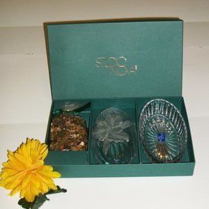 Mikasa Studio Nova Crystal Iris Trinket Box NIB